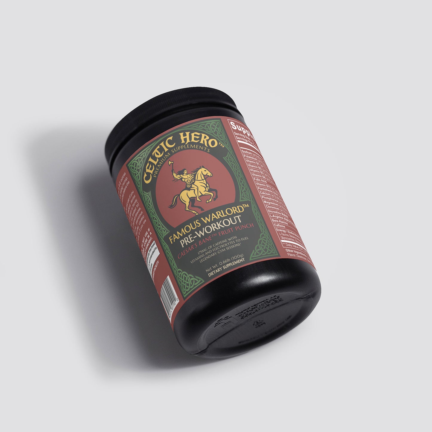 FAMOUS WARLORD™ PRE-WORKOUT (Fruit Punch)